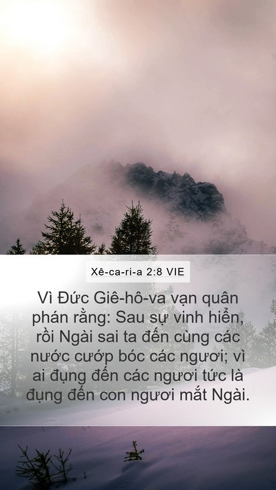 Xê-ca-ri-a 2:8 VIE Bible Verse Image