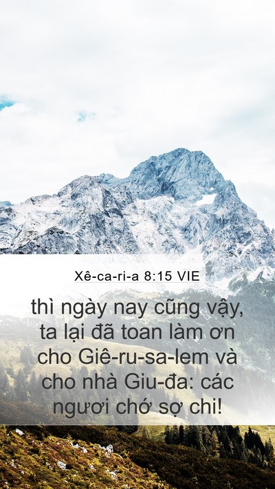 Xê-ca-ri-a 8:15 VIE Bible Verse Image