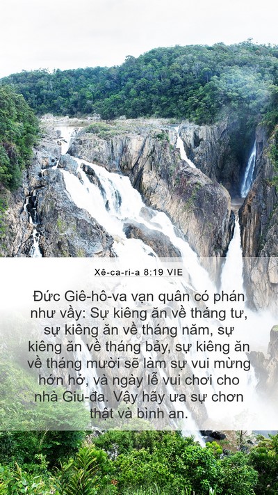 Xê-ca-ri-a 8:19 VIE Bible Verse Image