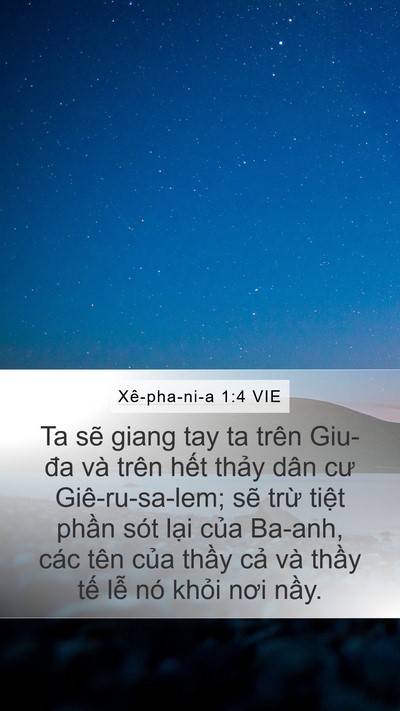 Xê-pha-ni-a 1:4 VIE Bible Verse Image