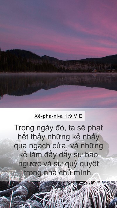 Xê-pha-ni-a 1:9 VIE Bible Verse Image