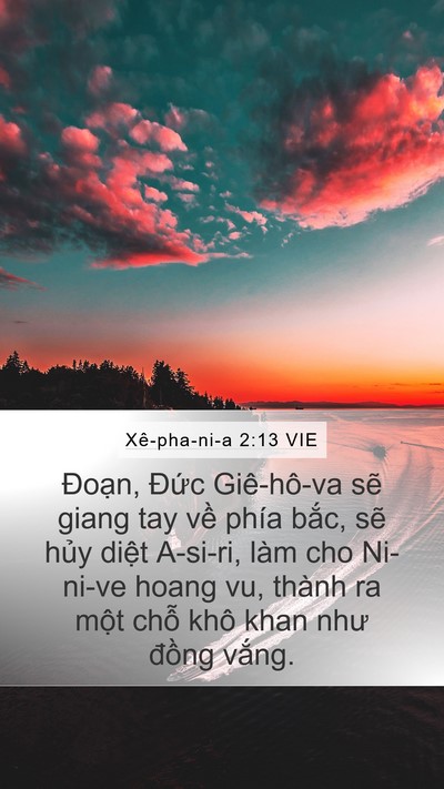 Xê-pha-ni-a 2:13 VIE Bible Verse Image