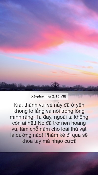 Xê-pha-ni-a 2:15 VIE Bible Verse Image