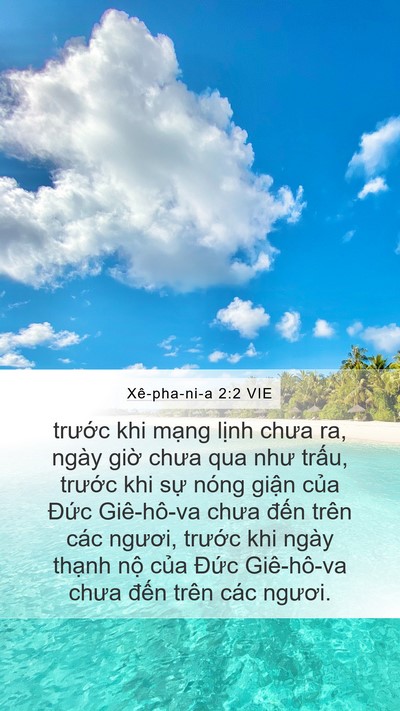Xê-pha-ni-a 2:2 VIE Bible Verse Image