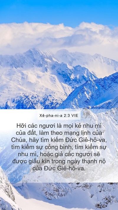 Xê-pha-ni-a 2:3 VIE Bible Verse Image