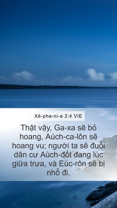 Xê-pha-ni-a 2:4 VIE Bible Verse Image