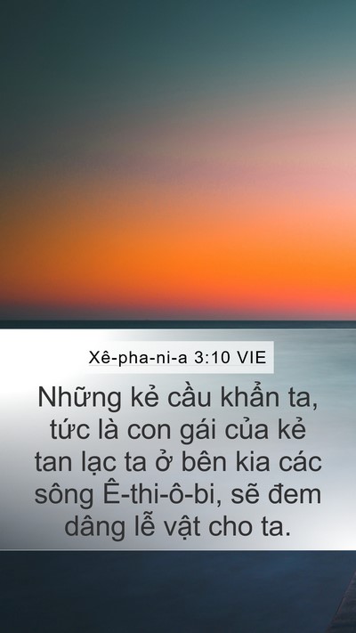 Xê-pha-ni-a 3:10 VIE Bible Verse Image