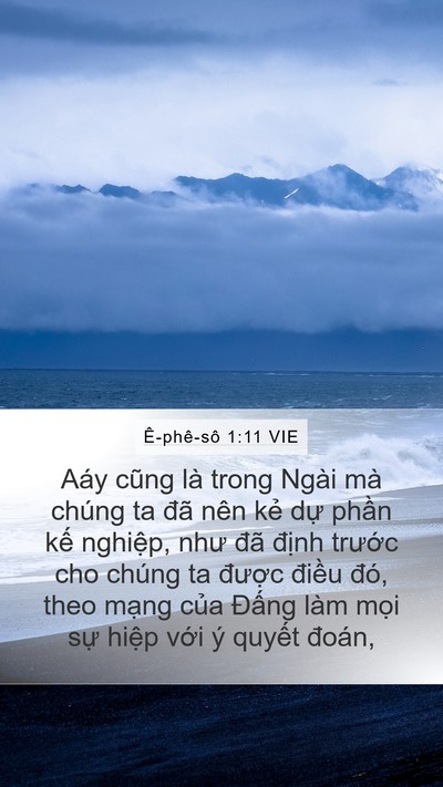 Ê-phê-sô 1:11 VIE Bible Verse Image