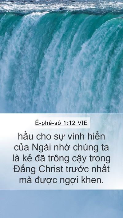 Ê-phê-sô 1:12 VIE Bible Verse Image