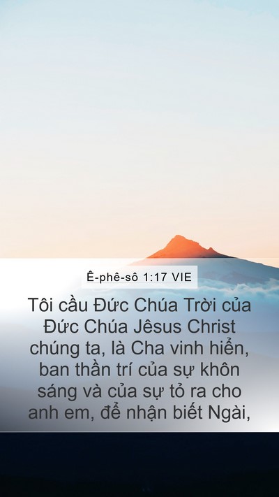 Ê-phê-sô 1:17 VIE Bible Verse Image