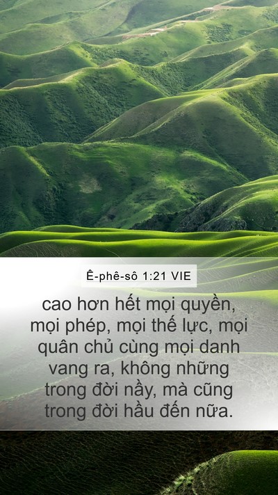 Ê-phê-sô 1:21 VIE Bible Verse Image