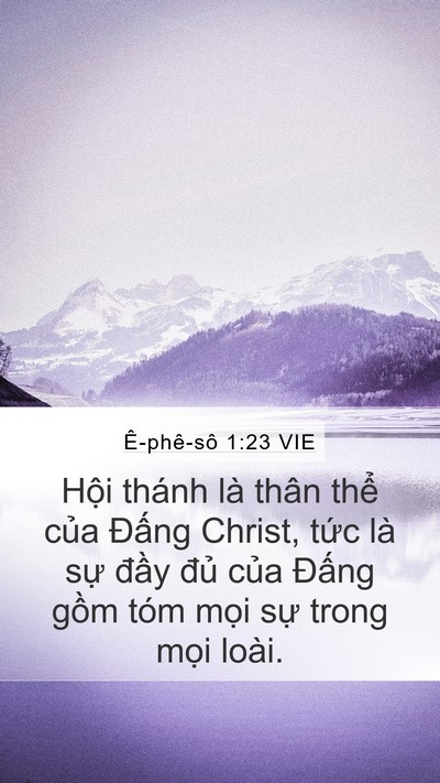 Ê-phê-sô 1:23 VIE Bible Verse Image