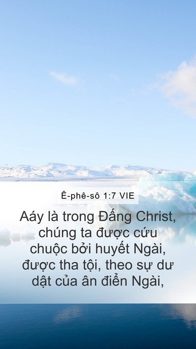 Ê-phê-sô 1:7 VIE Bible Verse Image