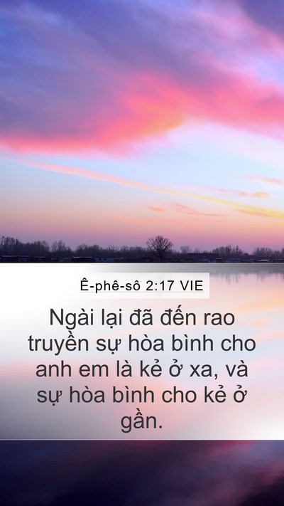 Ê-phê-sô 2:17 VIE Bible Verse Image