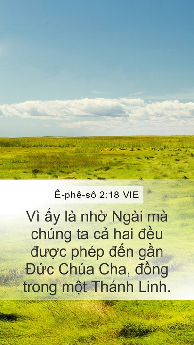 Ê-phê-sô 2:18 VIE Bible Verse Image