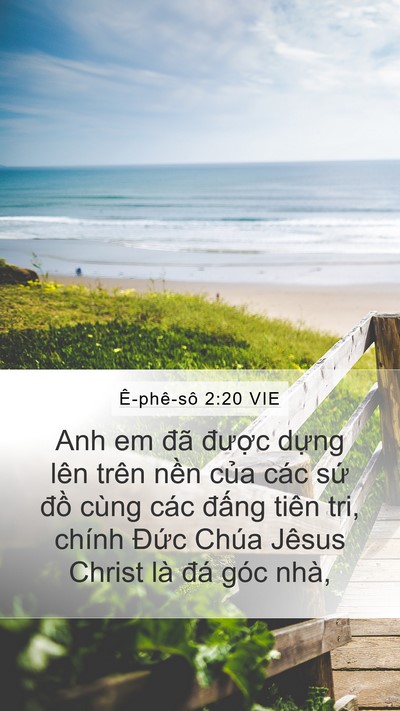 Ê-phê-sô 2:20 VIE Bible Verse Image