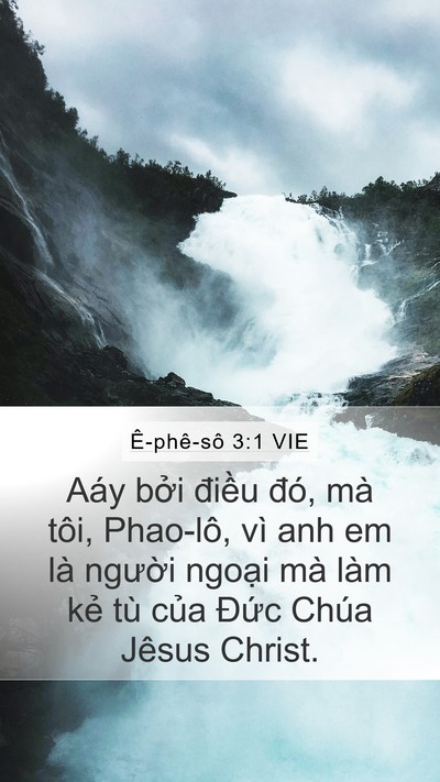 Ê-phê-sô 3:1 VIE Bible Verse Image