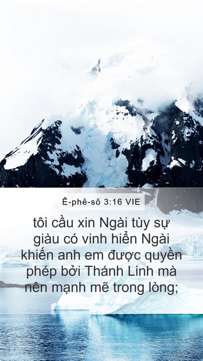Ê-phê-sô 3:16 VIE Bible Verse Image
