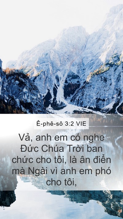 Ê-phê-sô 3:2 VIE Bible Verse Image