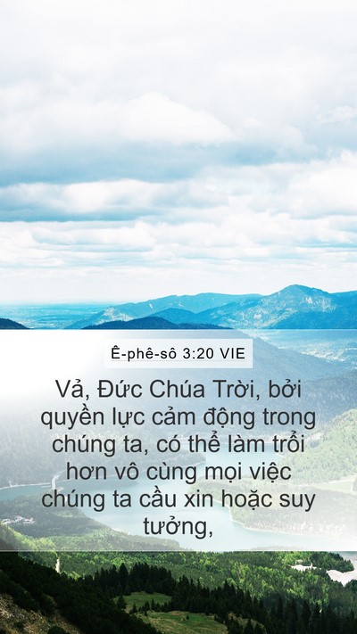 Ê-phê-sô 3:20 VIE Bible Verse Image