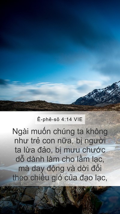 Ê-phê-sô 4:14 VIE Bible Verse Image