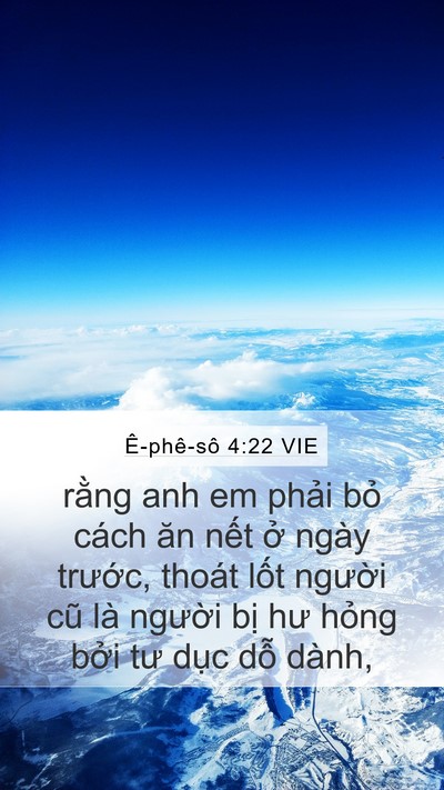Ê-phê-sô 4:22 VIE Bible Verse Image