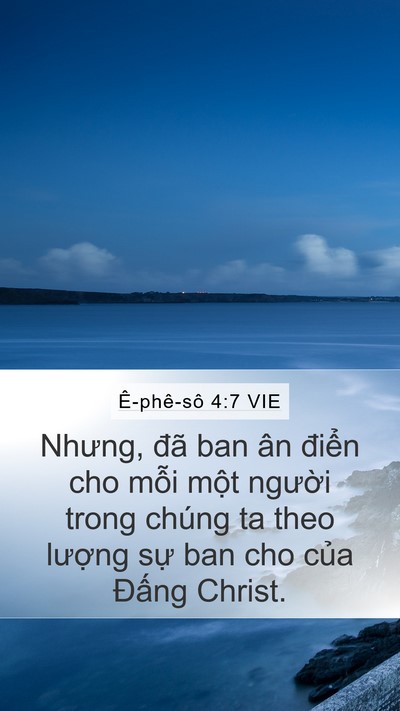 Ê-phê-sô 4:7 VIE Bible Verse Image