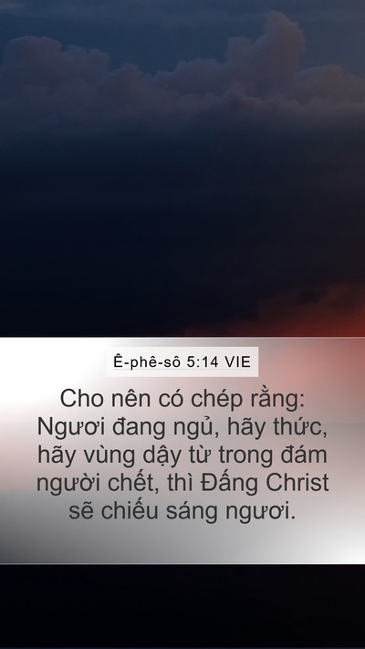 Ê-phê-sô 5:14 VIE Bible Verse Image