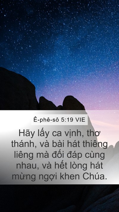 Ê-phê-sô 5:19 VIE Bible Verse Image