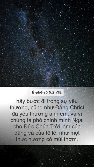 Ê-phê-sô 5:2 VIE Bible Verse Image