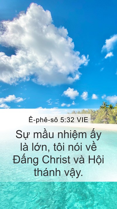 Ê-phê-sô 5:32 VIE Bible Verse Image