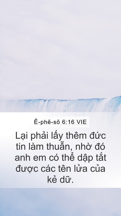 Ê-phê-sô 6:16 VIE Bible Verse Image