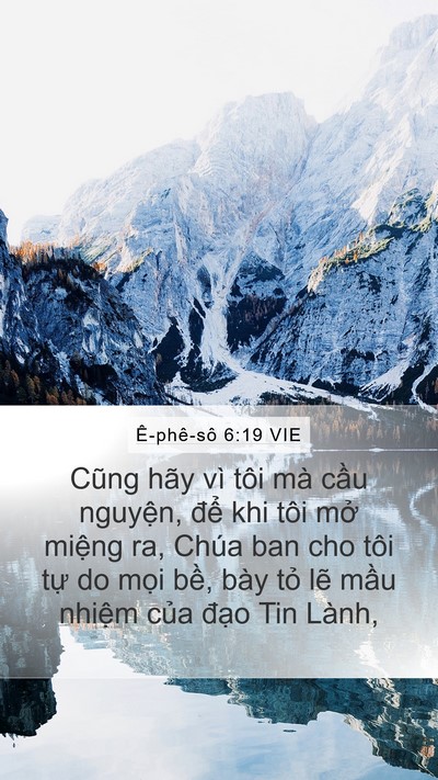 Ê-phê-sô 6:19 VIE Bible Verse Image