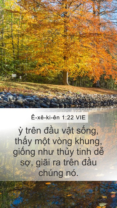 Ê-xê-ki-ên 1:22 VIE Bible Verse Image