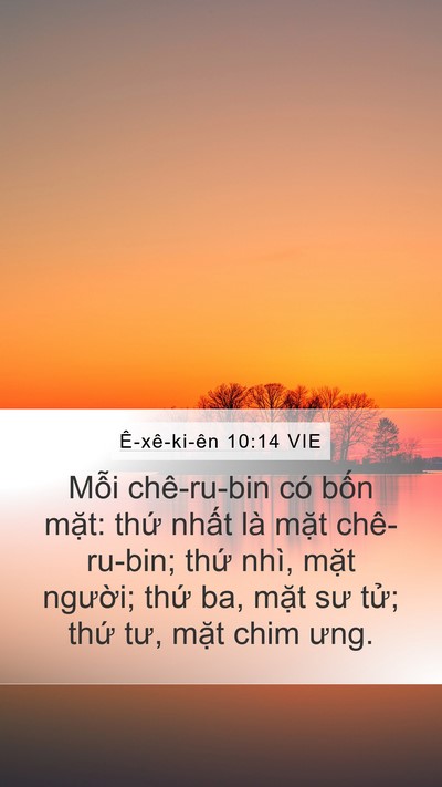 Ê-xê-ki-ên 10:14 VIE Bible Verse Image