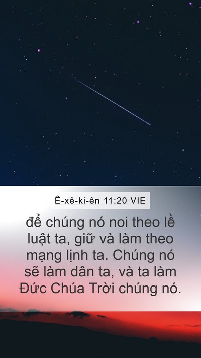 Ê-xê-ki-ên 11:20 VIE Bible Verse Image