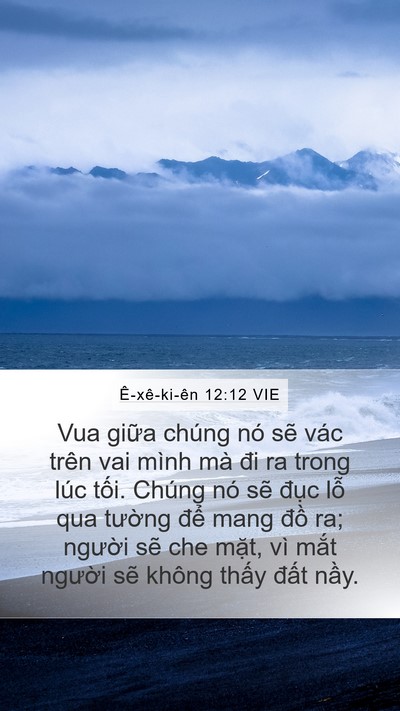 Ê-xê-ki-ên 12:12 VIE Bible Verse Image