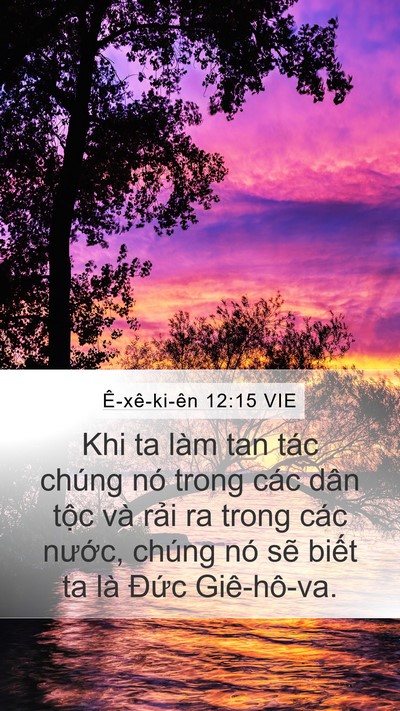 Ê-xê-ki-ên 12:15 VIE Bible Verse Image