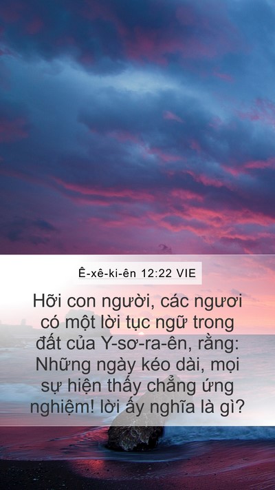 Ê-xê-ki-ên 12:22 VIE Bible Verse Image
