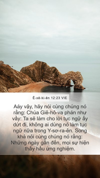 Ê-xê-ki-ên 12:23 VIE Bible Verse Image