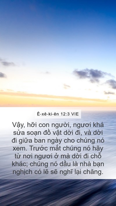 Ê-xê-ki-ên 12:3 VIE Bible Verse Image