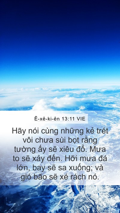 Ê-xê-ki-ên 13:11 VIE Bible Verse Image