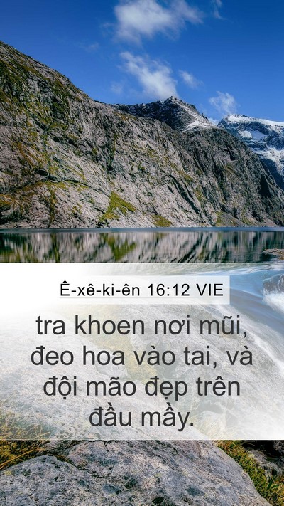 Ê-xê-ki-ên 16:12 VIE Bible Verse Image