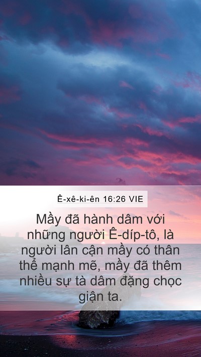 Ê-xê-ki-ên 16:26 VIE Bible Verse Image