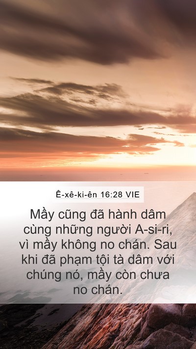 Ê-xê-ki-ên 16:28 VIE Bible Verse Image