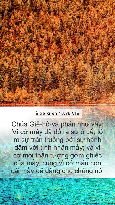 Ê-xê-ki-ên 16:36 VIE Bible Verse Image