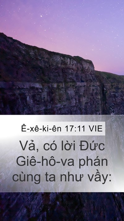 Ê-xê-ki-ên 17:11 VIE Bible Verse Image