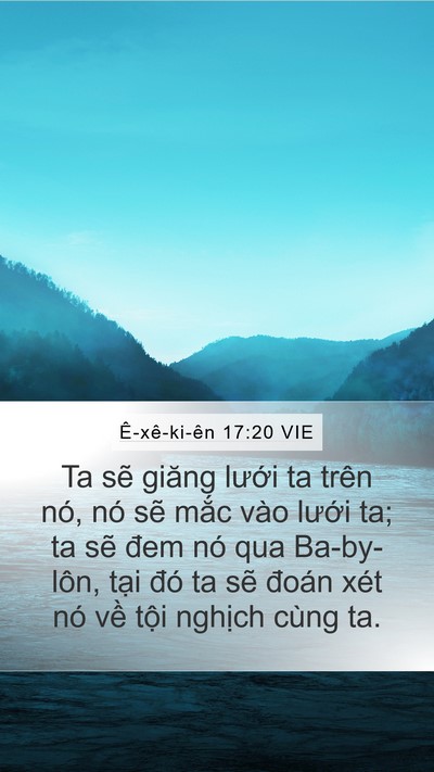 Ê-xê-ki-ên 17:20 VIE Bible Verse Image