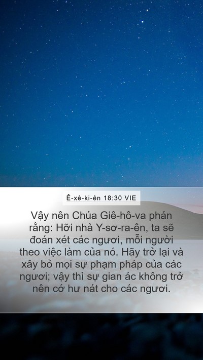 Ê-xê-ki-ên 18:30 VIE Bible Verse Image