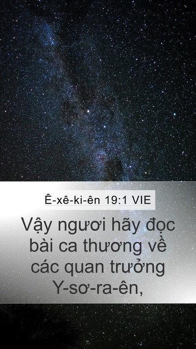 Ê-xê-ki-ên 19:1 VIE Bible Verse Image